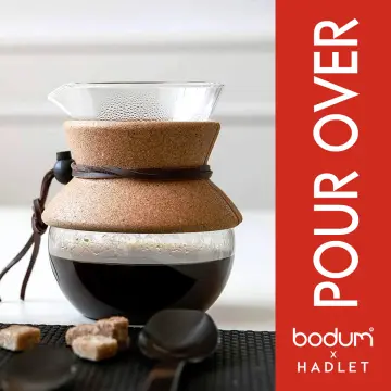 Bodum Pour Over Double Wall Coffee Maker - Cork