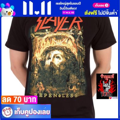 เสื้อวง SLAYER เสื้อใส่สบาย Rock สเลเยอร์ ไซส์ยุโรป RDM1521