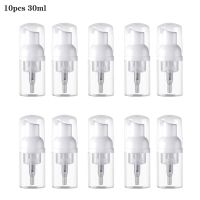 10Pcs/Lots 30ML White Foam Dispenser Bottle Plastic Refillable Mini Foam Bottle Foaming Soap Dispenser Pump Bottles For Travel