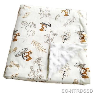 【CW】﹍✧▼  Baby Cotton Thin Super Soft Beans Infant Blankets Newborn Toddler  Blanket Stripped Swaddle Wrap Covers