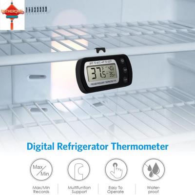 DGTHE Ic Gauge ตู้แช่เย็น LCD จอแสดงผลฟริซเซอร์ตู้แช่เครื่องวัดอุณหภูมิเครื่องวัดอุณหภูมิอุปกรณ์ที่ใช้ในครัว