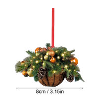 Ornaments Gift Christmas Hanging Jewelry Home Decor Acrylic Christmas Decoration Hanging Basket