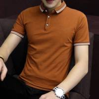 เสื้อผ้าแฟชั่นผู้ชาย เสื้อโปโลแขนสั้น เสื้อโปโลสีพื้น(PL-117)