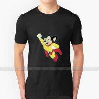 Mighty Mouse T   Shirt Men 3D Print Summer Top Round Neck Women T Shirts Mighty Mouse Red Yellow Black White Blue Rodent Rat XS-6XL