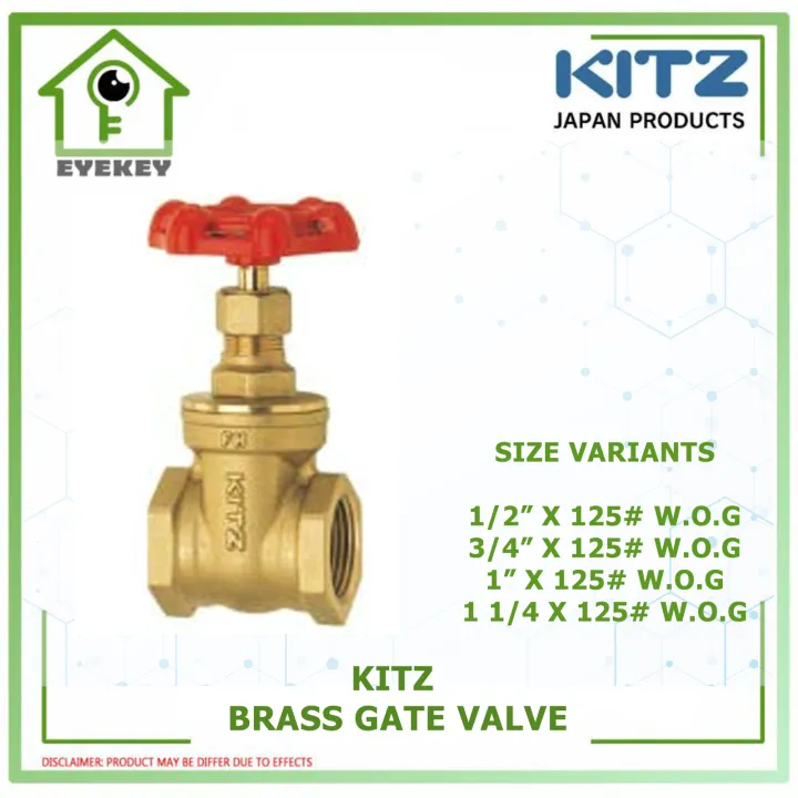 KITZ BRASS GATE VALVE | Lazada PH