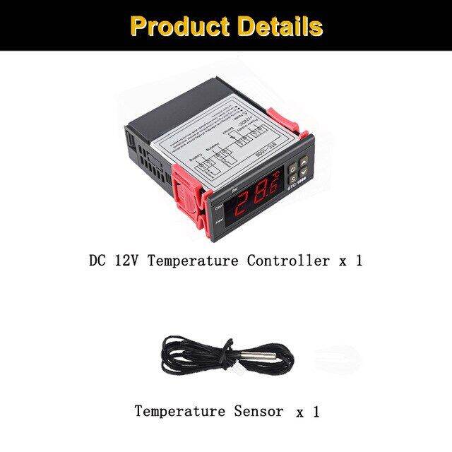 Digital Temperature Controller Thermostat Thermoregulator 10a Heater And Cooler Control Stc1000