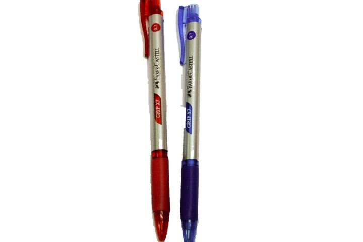 x7-ปากกา-เฟเบอร์-x7มีgribยาง-0-7-1ชุด2ด้าม