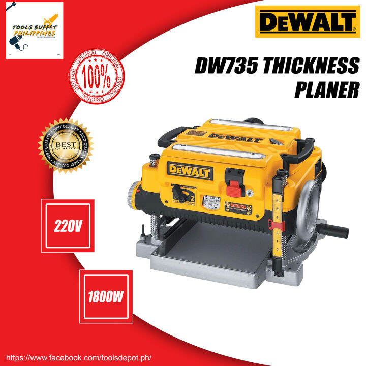 DeWALT Thickness Planer 1800W 13Inch (DW735) Lazada PH