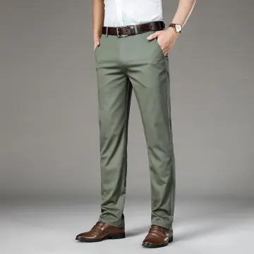 Mens grey casual on sale pants