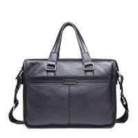 New Fashion Cowhide Genuine Leather Bag Men Famous Brand GearBAND Business Shoulder Bag Messenger Bag Fashion Mens Travel Bags