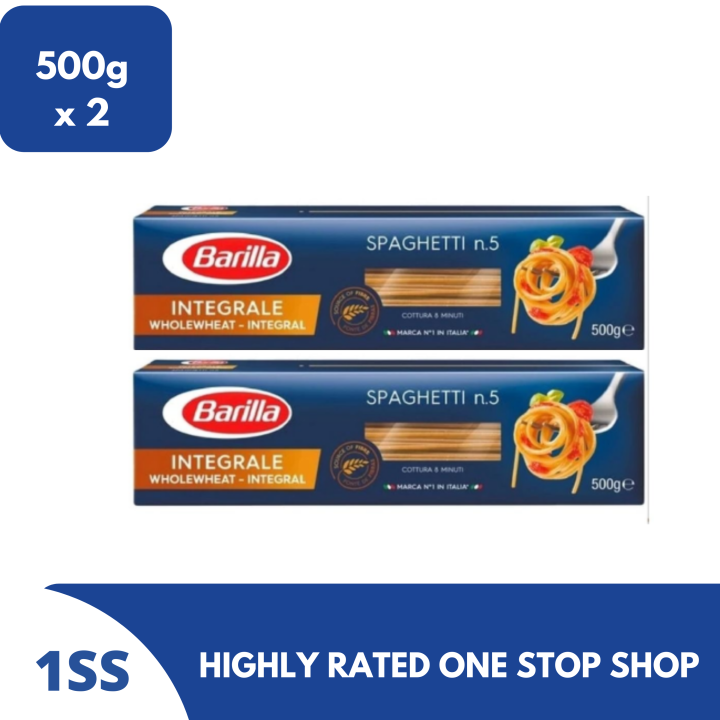 Barilla Spaghetti n5 Wholeweat, 500g X 2 | Lazada PH