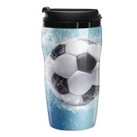 New Soccer Water Splash Travel Coffee Mug Pretty Coffee Cup Cup Coffee Set Tea Cup Thermal Coffee Bottle