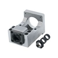 ▲№■ HM12-57 Aluminum Stepper Motor Seat Support Ballscrew SFU16 And Nema23 Engines Integrated Motor Bracket