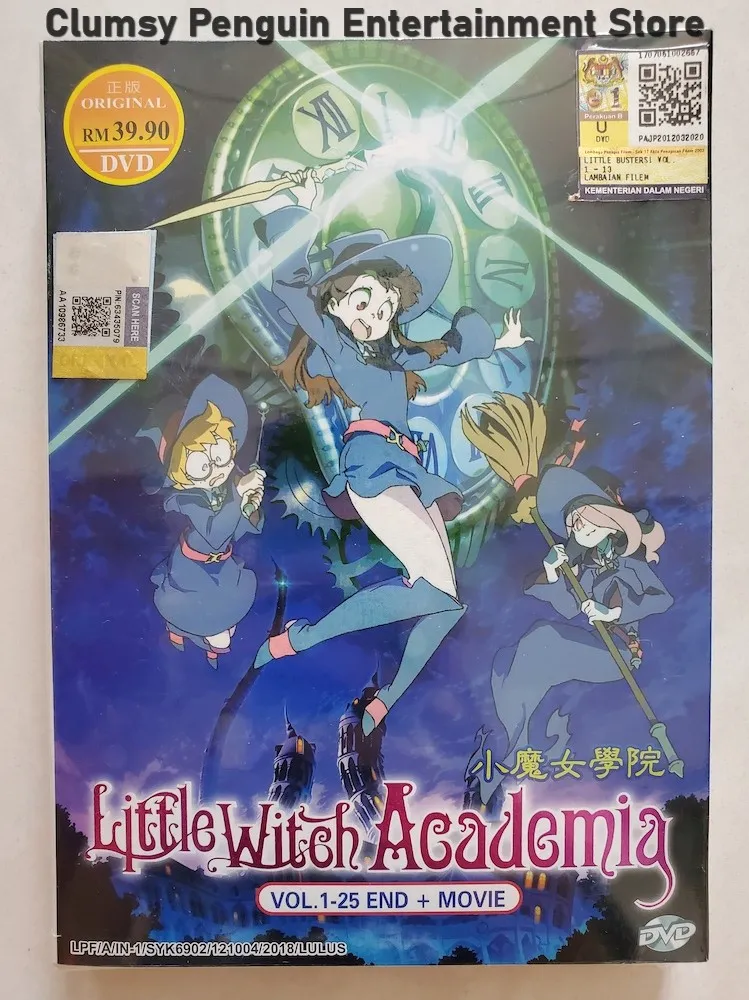 Anime DVD Little Witch Academia Vol. 1-25 End + Movie | Lazada