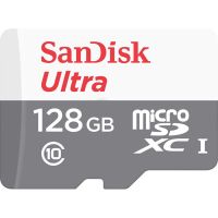 Sandisk หน่วยความจํา 128GB ULTRA MICRO SD CLASS 10 SPEED 100 ของแท้ 100%