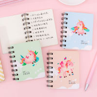 2021 New Cartoon Portable Mini Coil Notepad Hard Cover Cute Animal notebook memo Time Organizer student School Supplies Kid Gift