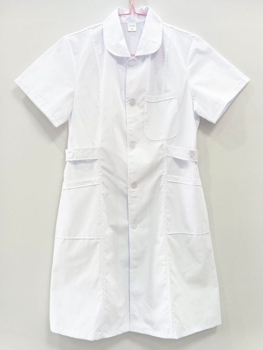 nurses-short-sleeved-womens-summer-white-coat-doctors-suit-laboratory-coat-long-sleeved-uniform-work-clothes-thin-beauty-suit