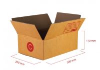 กล่องไปรษณีย์ เบอร์ C+มีพิมพ์ กล่องพัสดุ กล่องไปรษณีย์ กล่องไปรษณีย์ฝาชน ราคาโรงงาน(20 ใบ)