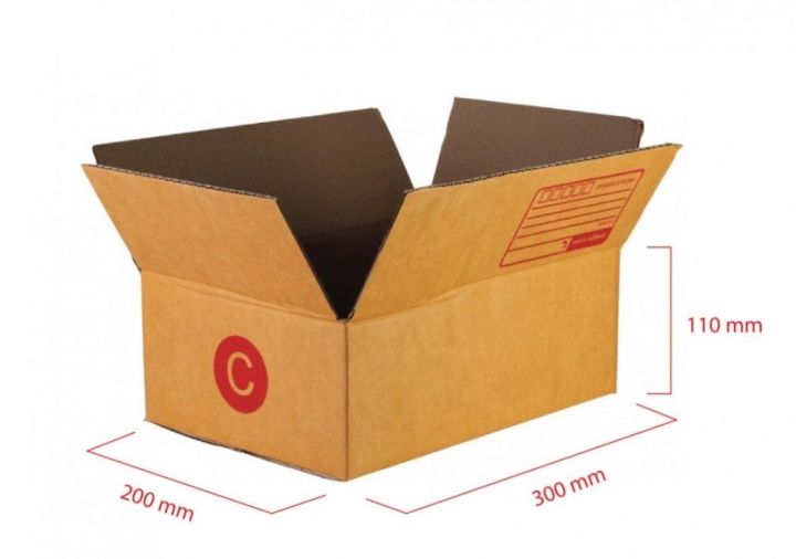 กล่องไปรษณีย์-เบอร์-c-มีพิมพ์-กล่องพัสดุ-กล่องไปรษณีย์-กล่องไปรษณีย์ฝาชน-ราคาโรงงาน-20-ใบ