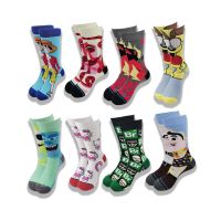 【jw】△❡  2022 New Arrival Anime women men Socks Men‘s  Calf Adult Personality Hip Hop Men