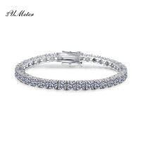 ประกาย Moissanite สร้อยข้อมือเทนนิส100 925สร้อยข้อมือเงินคุณภาพสูงเครื่องประดับ Fine แพคเกจเครื่องประดับ Gift