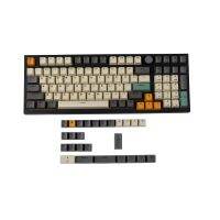 Industrial Gray 124 Keys OEM Profile Double Shot Non-Shine Through PBT Keycaps For MX Mechanical Keyboard