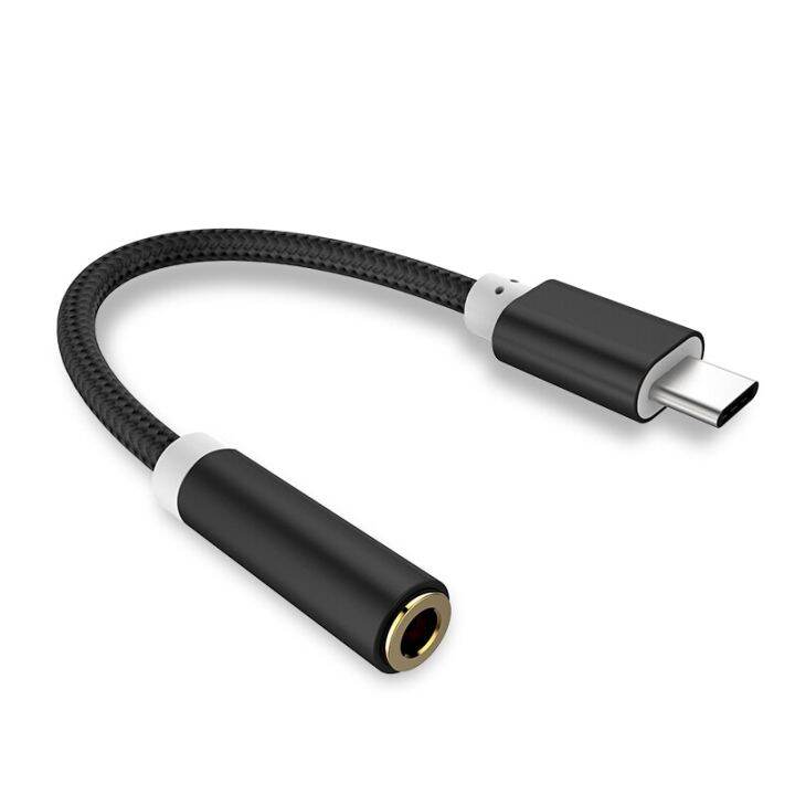 USB Type C To 3.5Mm Audio Jack Adapter For Wired Headphones Connecting