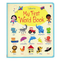 Usborne Original ภาษาอังกฤษ My First Word Book เด็ก Bab ตรัสรู้ Word Book ภาษาอังกฤษ Original เด็กหนังสือคำการศึกษาเด็กปฐมวัยสมุดวาดภาพระบายสีสำหรับเด็กหนังสือกระดาษแข็ง