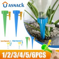 1/6PCS Automatic Drip Irrigation System Self Watering Spike for Flower Pots Plants Greenhouse Garden Auto Water Dripper Device Watering Systems  Garde