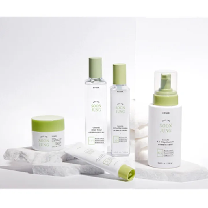 Etude House Soon Jung Centella Relief Toner 200ml / Emulsion 130ml