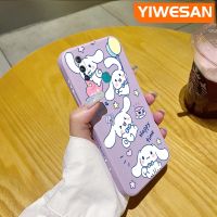 YIWESAN เคส Z5x สำหรับ Vivo Z1 Pro,ลายการ์ตูน Cinnamoroll ดั้งเดิมเคสโทรศัพท์ซิลิโคนนิ่มลายขอบสี่เหลี่ยมฝาครอบหลังเคสนิ่มคลุมทั้งหมดเคสห่อหุ้มกล้องสำหรับเลนส์