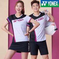 Yonex เสื้อแบดมินตันแขนสั้นสำหรับผู้ชายและผู้หญิง,ใหม่เสื้อแบดมินตันดูดซับเหงื่อชุดกีฬาเกาหลี1908