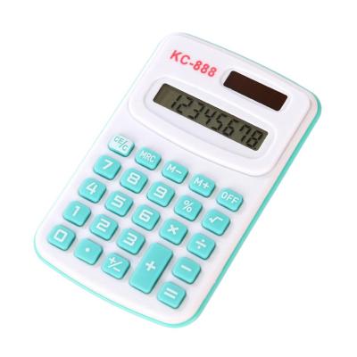 Mini Calculator Sensitive Button Accounting Tool Portable Students 8 Digits Pocket Calculator Office Supplies Calculators