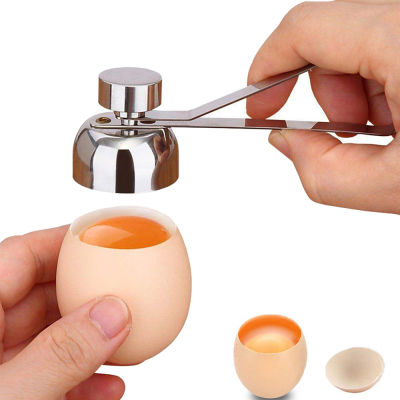 ท็อปเปอร์กะเทาะเครื่องมือทำขนมอบตัดเปลือกไข่ครอบครัวกรรไกรสเตนเลสไข่