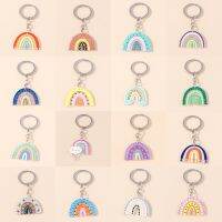 Colorful Keychains Souvenir for Men Car Handbag Pendants Hanging Keyrings Jewelry Accessories