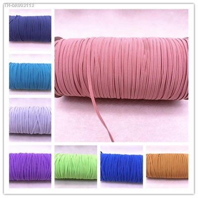 ♨ↂ 5yards 3mm Colorful High-elastic Round Elastic Bands Rope Rubber Band Line Spandex Ribbon Sewing Lace Band Garment Accessory