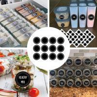 38mm Blackboard Sticker Easy To Erase Removable Spice Sticker PVC Blackboard Cans Bottle Storage J6O2