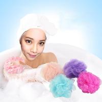 Colored Bath Ball Super Soft Color Matching Bath Ball Towel Wholesale Bath Flower Bathroom Bath Supplies Back Cleaning Rubbing Q1T9