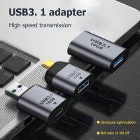 Hot K 3.1 USB ไปยัง USB 3.1/Type C อะแดปเตอร์ตัวผู้หญิงแปลง USB3.1 Gen 2ขั้วต่อถ่ายโอนข้อมูลชาร์จสำหรับอุปกรณ์แล็ปท็อป