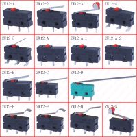 5/10pieces Micro Switch 10mm x 20mm Limit Switch 3 Pin/2 Pin 5A 250VAC ZW12 Series Tact Switch On Off