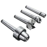 4pcs MT1 Wood Lathe Live Center And Drive Spur Cup MT1 Arbor with Wooden Case