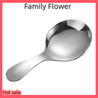 Family Flower Flash Sale ช้อนสแตนเลสน่ารักด้ามสั้น Ice Cream ชากาแฟช้อนเด็กช้อน