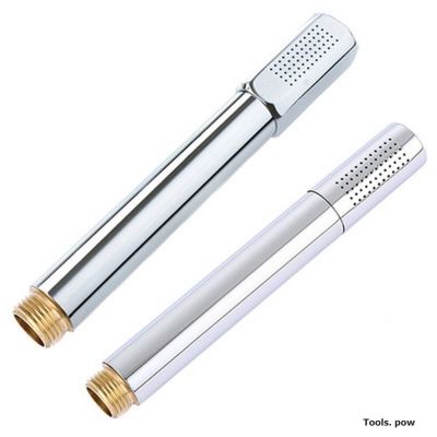 Modern Style Bathroom Shower Head Stainless Steel + Copper Hand Held Shower Heads Chrome Top Spray Rain Shower Heads Showerheads