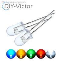 F5 LED Diode DIY Kit Water clear 5MM Red Yellow White Green Blue LED LAMPS 5colorx20 100pcs package