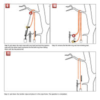 Tree Ball Rope Retriever Ball Tree Climbing Outdoor Plastic Professional ดูแลต้นไม้ Φ27mm1.06in