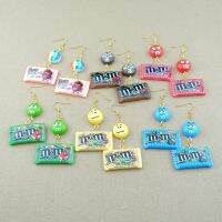 Creative MM Candy Drop Earrings Custom Made Handmade Woman Girl Jewelry Wholesale