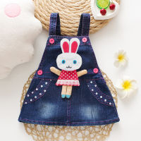 Summer 1PC Kids Children Baby Girls Clothes Bottoms Suspender Skirt Short Dress Denim Shorts Jeans Skirt Fashion Overalls 1-3 Years