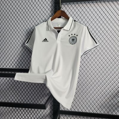 Ready Stock POLO Germany White kit football jersey man shirt fans S-XXL