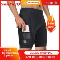 Santic Cycling Shorts Men 4D Coolmax Padded Biker Shorts Women Summer Breathable MTB Bike Short Pants Bicycle Tights Asian Size