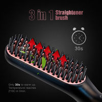 Straightening brush for woman Hair straightener brush Comb straightener hair straightener brush hot comb straightener for wigs